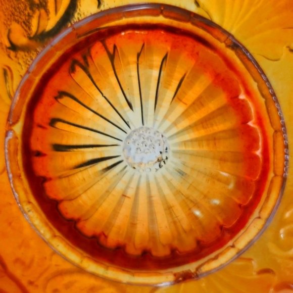 Antique Northwood Carnival Blossoms & Palms Bowl - Picture 5 of 6